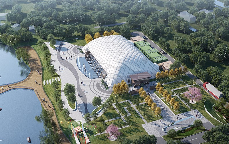 用气膜建筑实现短期和临时建筑需求