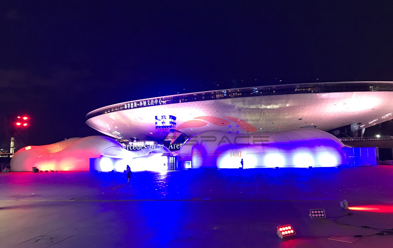 上海气膜&ldquo;悬浮云&rdquo;展示馆项目