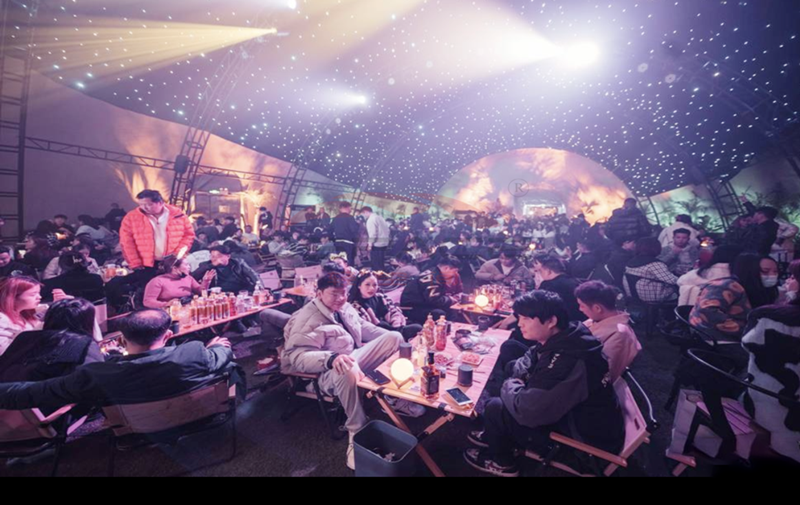 屋顶气膜酒吧，打造城市夜生活新高地&mdash;轻空间