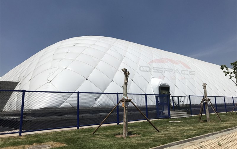 GSC测地线斜向索网技术：让气膜建筑在极端天气下更安全
