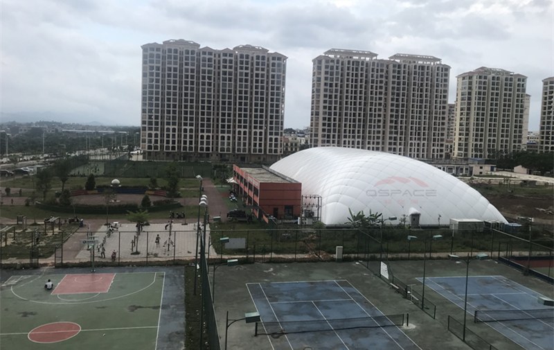 山东滨州体育运动学校气膜体育馆解析｜轻空间技术应用参考