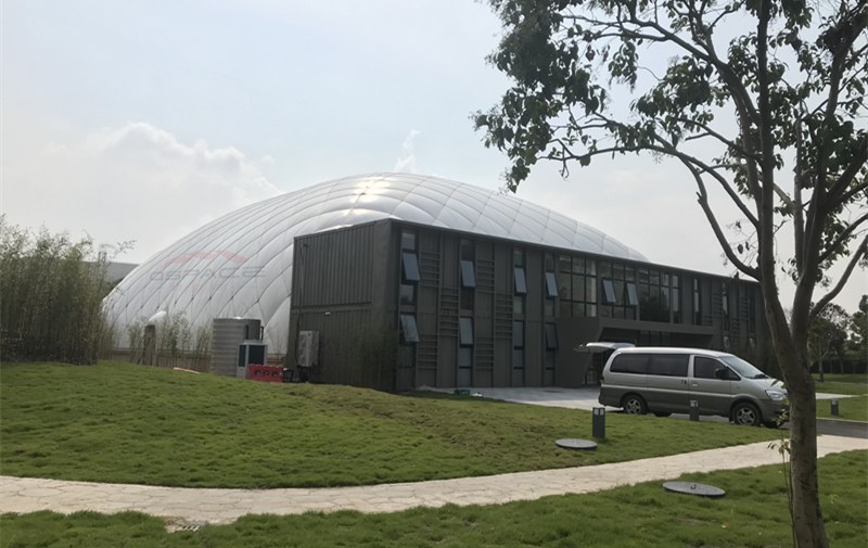 河南大学第一附属医院龙亭院区气膜馆解析｜轻空间技术应用参考