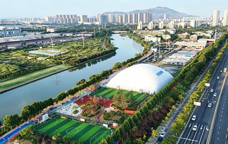 连云港气膜馆即将投用：一座2500平全民健身新地标即将开放
