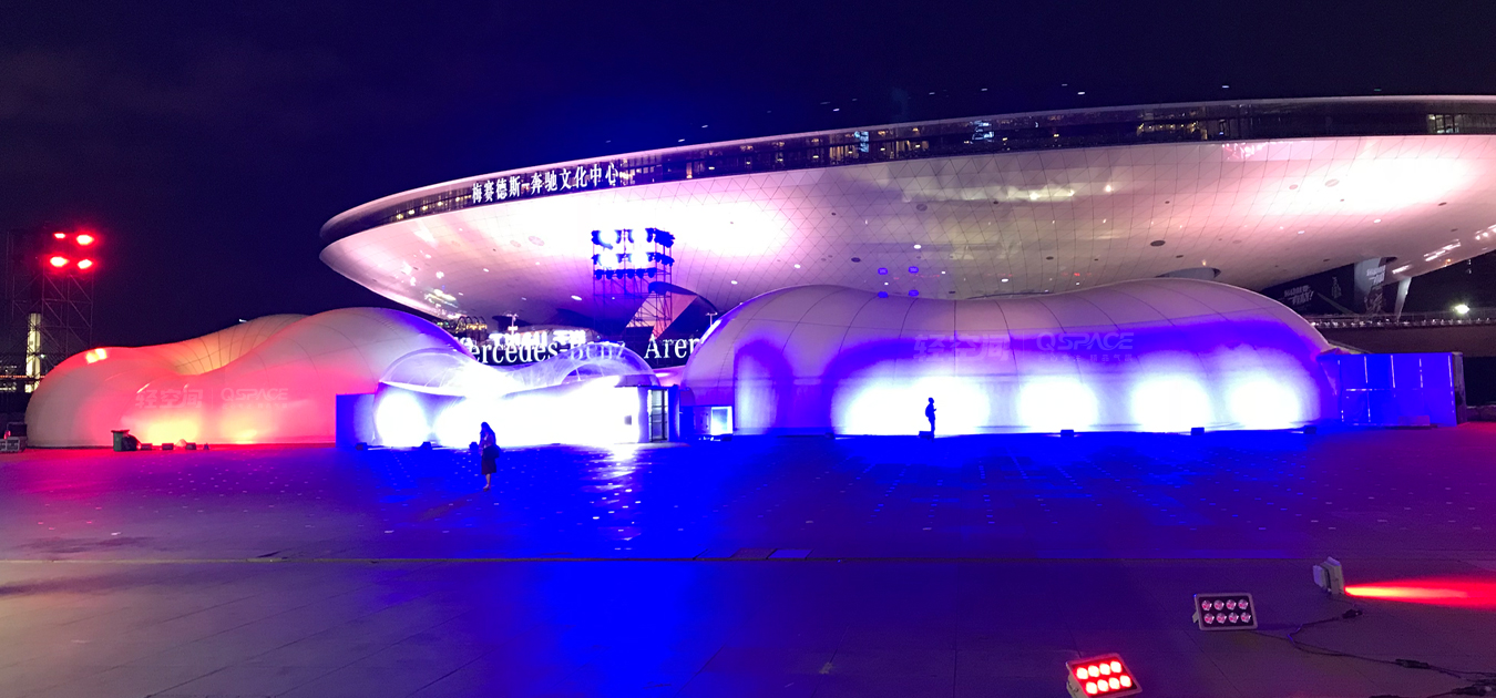 上海气膜&ldquo;悬浮云&rdquo;展示馆